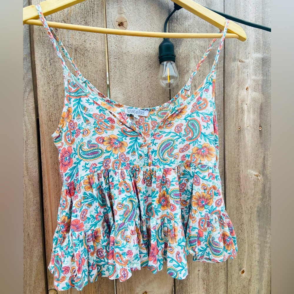 Paisley Print Top: Patrons of Peace